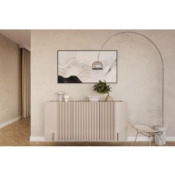 Komoda Malmi 150 cm wisząca - kaszmir / złoty